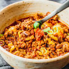 You can add corn, beans, or peas and you could top with cheese, says recipe creator tammy doerr. Instant Pot Turkey Chili Keto Low Carb Savory Tooth