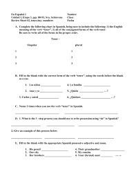 Maybe you would like to learn more about one of these? Unidad 1 Etapa 3 Review Sheet