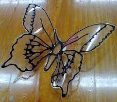 Glitter Butterfly From Plastic Bottles Reciclar Botellas De Plastico Botellas Plasticas Botellas Recicladas