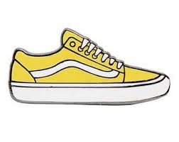 Art Aesthetic Wallpaper Yellow Vans Vans Stickers Yellow Vans Hydroflask Stickers