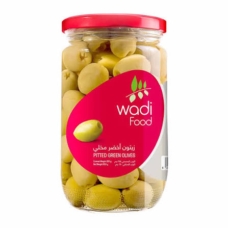 Product Photo: Wadi Food Green Olives 650g
