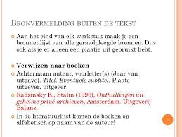 Correct Bronvermelden Ppt Download