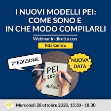 I Nuovi Modelli Pei Come Sono E In Che Modo Compilarli Differita Di Mercoledi 28 Ottobre 2020 15 30 18 30 Laboratorio Apprendimento