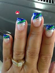 12 Super Bowl Nail Art Designs Seahawks Nails Design Seahawks Nails Nail Designs
