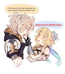 Genshin impact (xiao x lumine). Albedo X Lumine Genshin Impact Comic 2 2 In 2021 Albedo Impact Cute Drawings