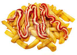 Sekundenschnell platzsparend zerlegt und wieder zusammengebaut. Pommes Rot Weiss Leinwandbilder Bilder Beilage Franzosisch Frites Schmierig Myloview De