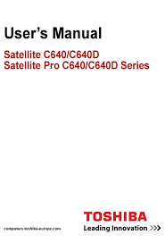 تعريفات جهاز توشيبا satellite c640 قمت بحفظها من الجهاز حصريا لأعضاء وزوار مشاهد نت توجد نسختان من التعريفات محفوظة بشكل مجلدات وكملف تنفيذي مباشر التثبيت لا يحتاج لبرنامج تثبيت. Toshiba Satellite C640 Series User Manual Pdf Download Manualslib