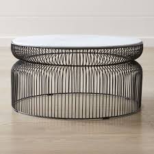 Spoke Marble Graphite Metal Coffee Table Reviews Crate And Barrel Metal Coffee Table Barrel Coffee Table Coffee Table