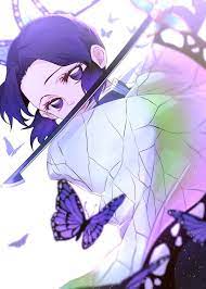Save Follow Shinobu Kocho Demon Slayer Kimetsu No Yaiba In 2021 Anime Demon Demon Slayer Girls Anime Wallpaper