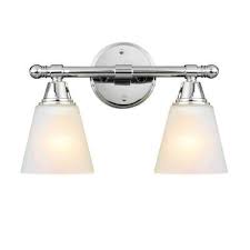 Maybe you would like to learn more about one of these? Hampton Bay 2 Light Chrome Vanity Sconce Gjk1392a 2 Cr At The Home Depot Vanity Sconce Light Fixtures Bathroom Vanity Sconces