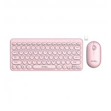 Teclado + Mouse Inalambrico Netmak Rosa (NM-KB850-P)