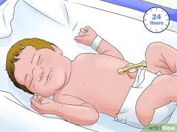 Use a cotton swab to ensure that the inside is thoroughly dry. 5 Ways To Bathe A Newborn Wikihow Mom