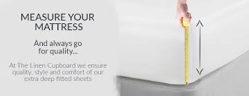 Its purpose is to cover the mattress, guaranteeing you a soft, smooth. Extra Deep Fitted Sheets How Deep Linen Cupboard