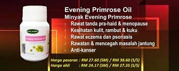 Kebaikan evening primrose oil (epo) membantu mengawal atur kitaran haid. Halagel Evening Pengedar Produk Alhaddad Sarawak Facebook