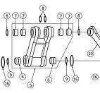 Hitachi ZX450 & ZX450-3 Bucket Links, Pins, Bushings | HW ...