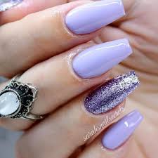 In today's nail tutorial video i paint a pastel lavender nail design using acrylic paint. 39 Gorgeous Short Coffin Nail Designs Buzz Hippy
