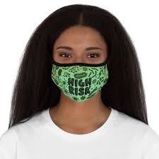 High Risk Fitted Polyester Face Mask