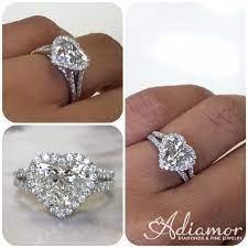 Heart Halo Engagement Ring Setting In 14k White Gold Heart Shaped Engagement Rings Heart Engagement Rings Heart Shaped Engagement