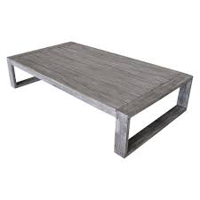 Teak Modern North Shore Outdoor Coffee Table Driftwood Gray Courtyard Casual Target