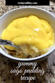 Easy Sago Recipe Recipe Sago Recipes Easy Pudding Recipes Warm Desserts