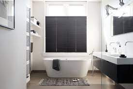 plissegordijnen op maat gordijnen badkamer raamdecoratie