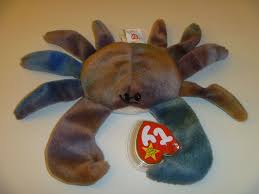 Rare Retired Beanie Baby Claude The Ty Died Crab Style 4083 Ty Tag Protector Beanie Babies Value Expensive Beanie Babies Baby Beanie