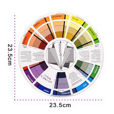 Us 1 56 32 Off 1pc Tattoo Ink Color Wheel Chart Tattoo Permanent Makeup Accessories Micro Pigment Nail Manicure Art Color Wheel In Tattoo Accesories
