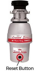 how to reset a garbage disposal