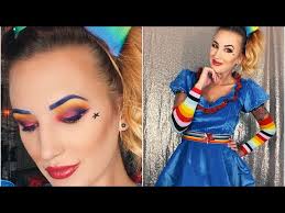 Rainbow Bright makeup & hair tutorial