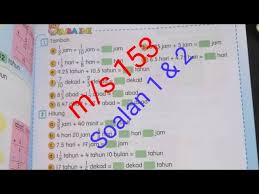 Tahun 5 M S 153 Soalan 1 2 Tambah Masa Dalam Pecahan Buku Teks Bimbingan Pdpr Youtube