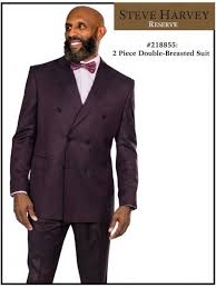 Steve harvey suits have become a fashion suit synonym sort of the way kleenex has become a. Steve Harvey Reserve Burgundy Double Breasted Fashion Suit 218855
