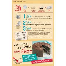 Tips for baking a perfect cake. Betty Crocker Gluten Free Yellow Cake Mix Bettycrocker Com