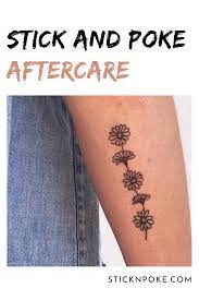 Stick And Poke Aftercare Stick And Poke Tattoos Stick Poke Tattoo Stick And Poke Poke Tattoo