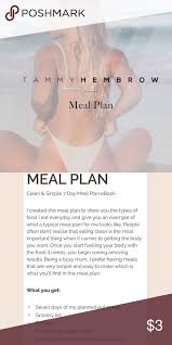 Tammy Hembrow Meal Plan Read Before Purchasing Pay Through Not Through Here Or I Will Issue Refund Tammy Hembrow Tammy Hembrow How To Plan 7 Day Meal Plan