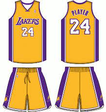 Los Angeles Lakers Home Uniform Lakers Logo Los Angeles Lakers Basketball Clothes