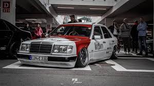 Mercedes W124 Marlboro Owner Timo Puester Mercedes W124 230e Tief Camber Lowered Lowislife Airride Sta Mercedes W124 Car Model Jeep Pickup