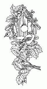 Coloring pages are no longer just for children. Birdhouse Coloring Page Coloring Home