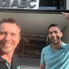 Thanks for showing me round @abcbrisbane, @jasondasey. And for always  looking out for me. Great to see you and the family doing so well.