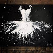 Add some color to your virtual meeting with our virtual backgrounds perfect for game nights, baby showers, classroom exercises, and more! Ballerina Canvas Painting White Dress Black Background Black Canvas Paintings Black Canvas Art Black Canvas Painting