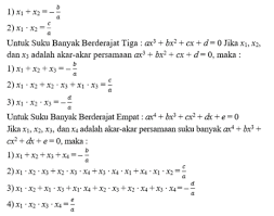 Tugas polinomial ( suku banyak ) matematika peminatan kelas xi tugas polinomial / suku banyak ini adalah tugas pengganti penilaian akhir tahun. Polinomial Penjelasan Serta Contoh Soal Tambah Pinter
