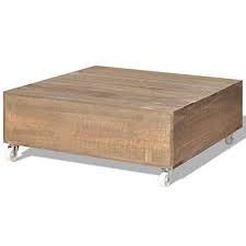 898 x 674 jpeg 261 кб. Daonanba Stunning Coffee Table With Four Castors Brown Sturdy Solid Wood This Gorgeous Espresso Desk Coffee Table Coffee Table Square Coffee Table With Wheels