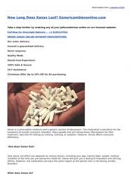 Though effects of xanax may wear off in four hours, the medication stays in your system longer. How Long Does Xanax Last