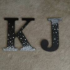A Wall Hanging We Made For Katherine S Room Wooden Letters Decorated Letter A Crafts Crafts