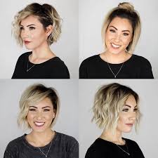 This messy hairstyle for women who have fine and or thin hair and who want more body or volume. New 360 Of How I Wear My Hair 80 Of The Time Short Hair Styles Thick Hair Styles Hair Styles