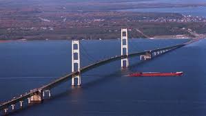 Mackinaw city is located at the south end of the bridge. It S The Mackinac Bridge S 60th Birthday How Long Can It Last