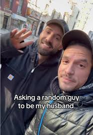 Asking a random guy to be my husband. What would you do? 😆 #fyp #husband  @Michael Joseph Massetti