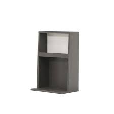 Add style and storage to your bedroom with the sauder® collection of bedroom night stands. Hudson Court Floating Nightstand Charcoal Ash 425815 Sauder Sauder Woodworking