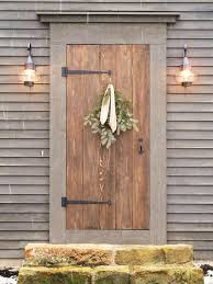 Winter Door Decor Once Wed Exterior Front Doors Winter Door Decorations Doors