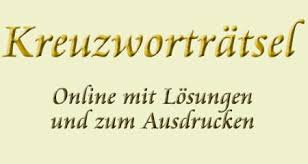 Das wort beginnt mit buchstaben. Kreuzwortratsel Online Zum Losen Und Zum Audrucken