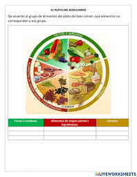 Alimentos confeccionados em feltro <br> piramide alimentar do mexico. Ejercicio Interactivo De El Plato Del Bien Comer